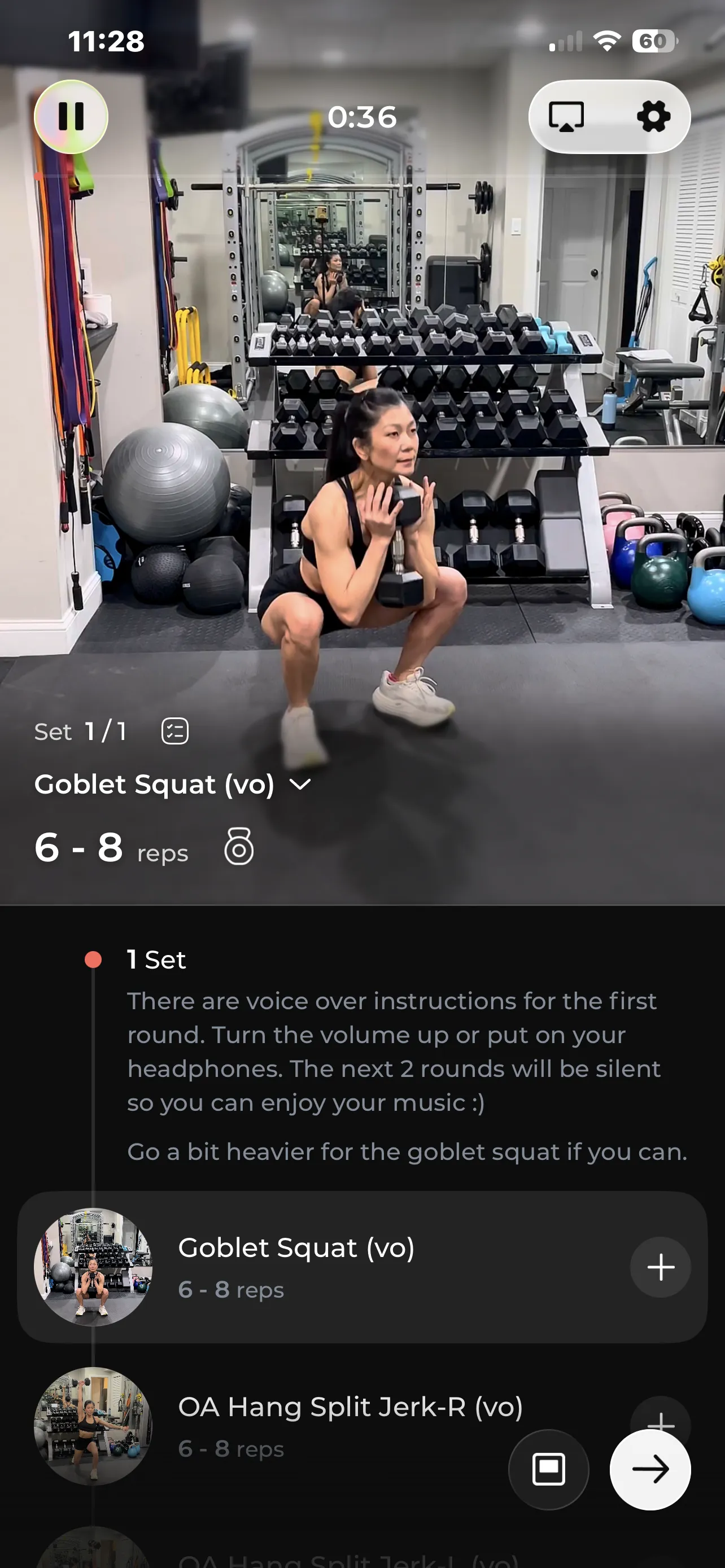 Gooder Fitness App Interface